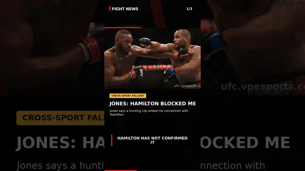 Hamilton zablokoval Jonese; Buckley vs Malott | Zprávy ze zápasů
