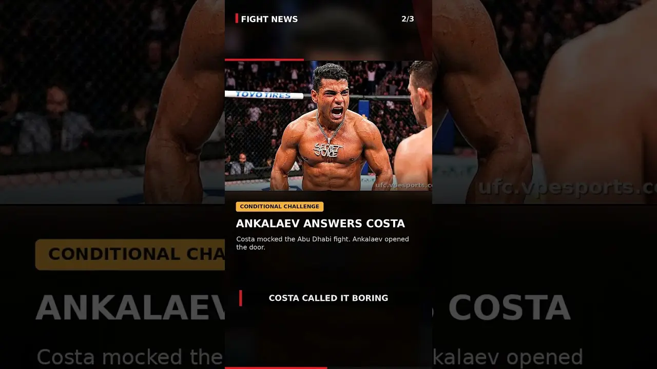 Parnasse v hlavní roli debutu v UFC; Ankalaev odpovídá Costovi | Zprávy ze zápasů