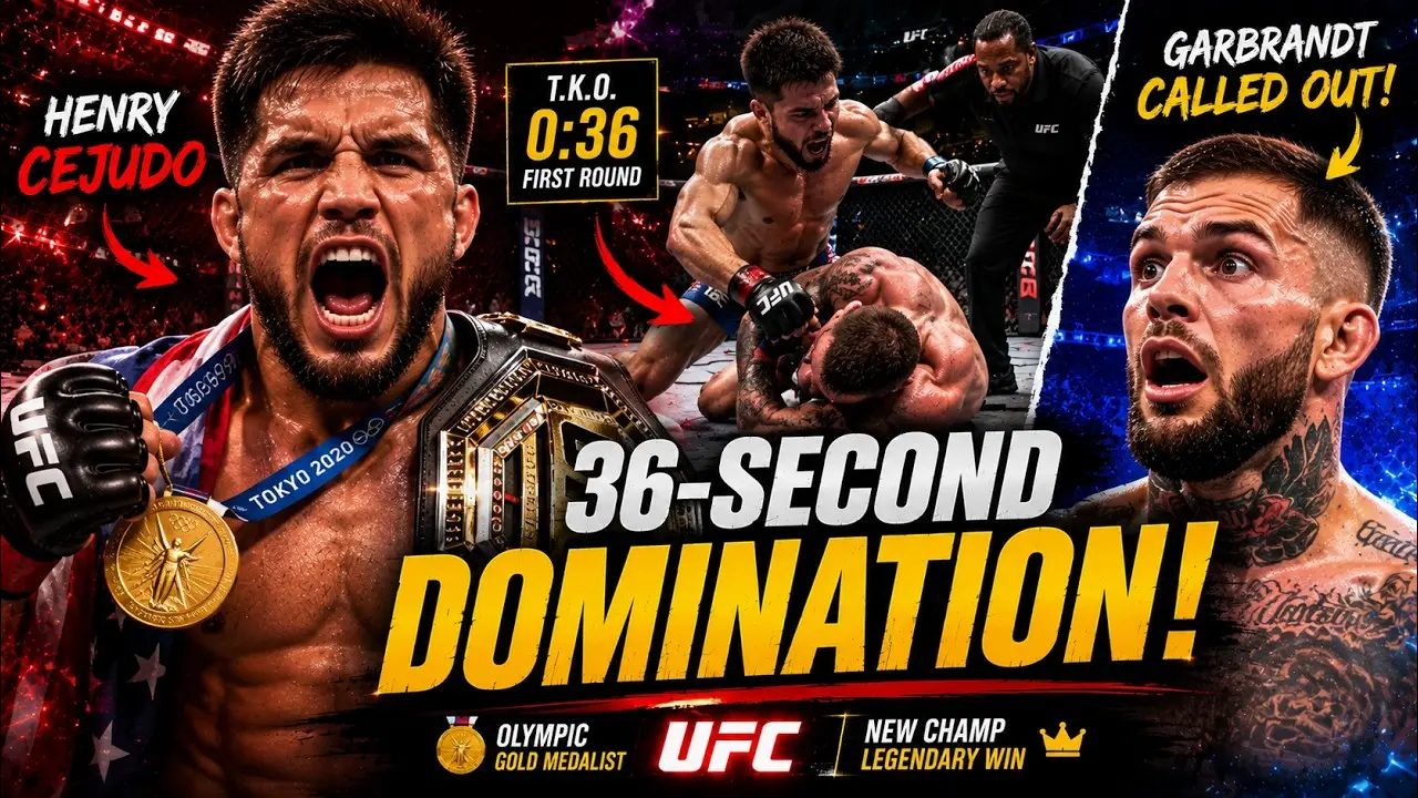 Henry Cejudo dominoval za 36 sekund! Šokující výzva na RAF 12!