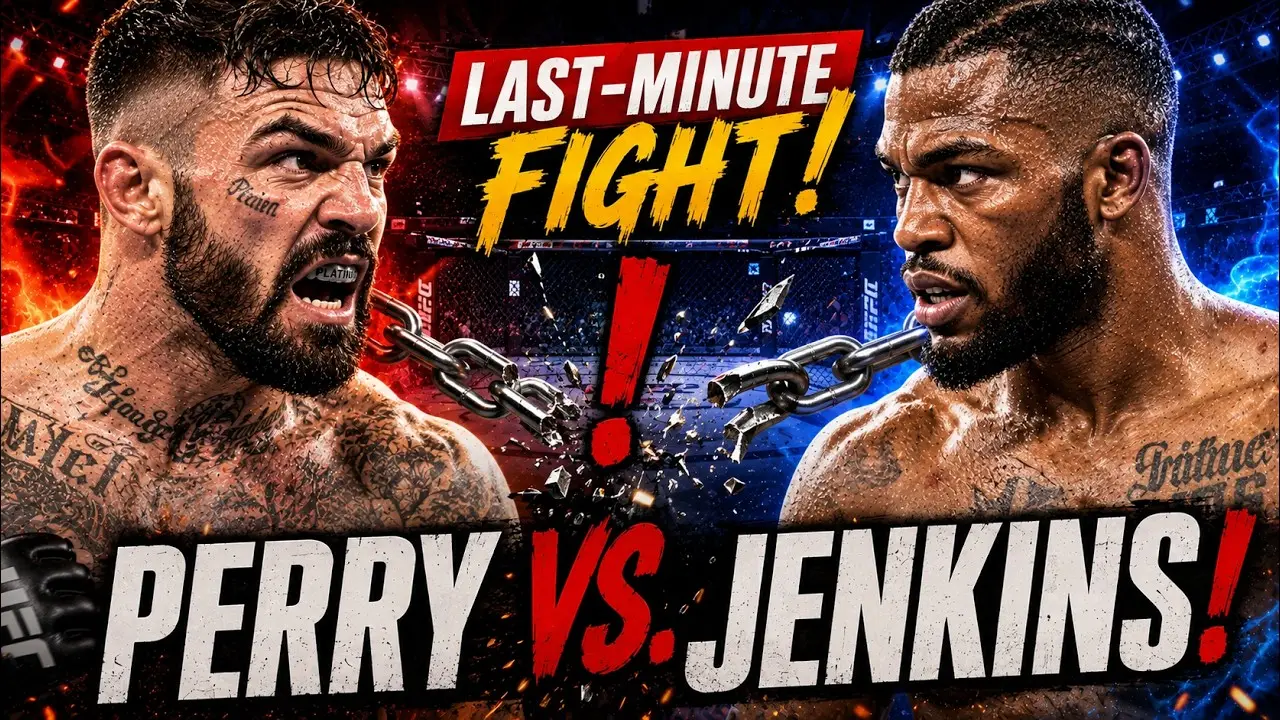 Šokující UFC Fight Night: Perry vs. Jenkins poté, co Danis odstoupil