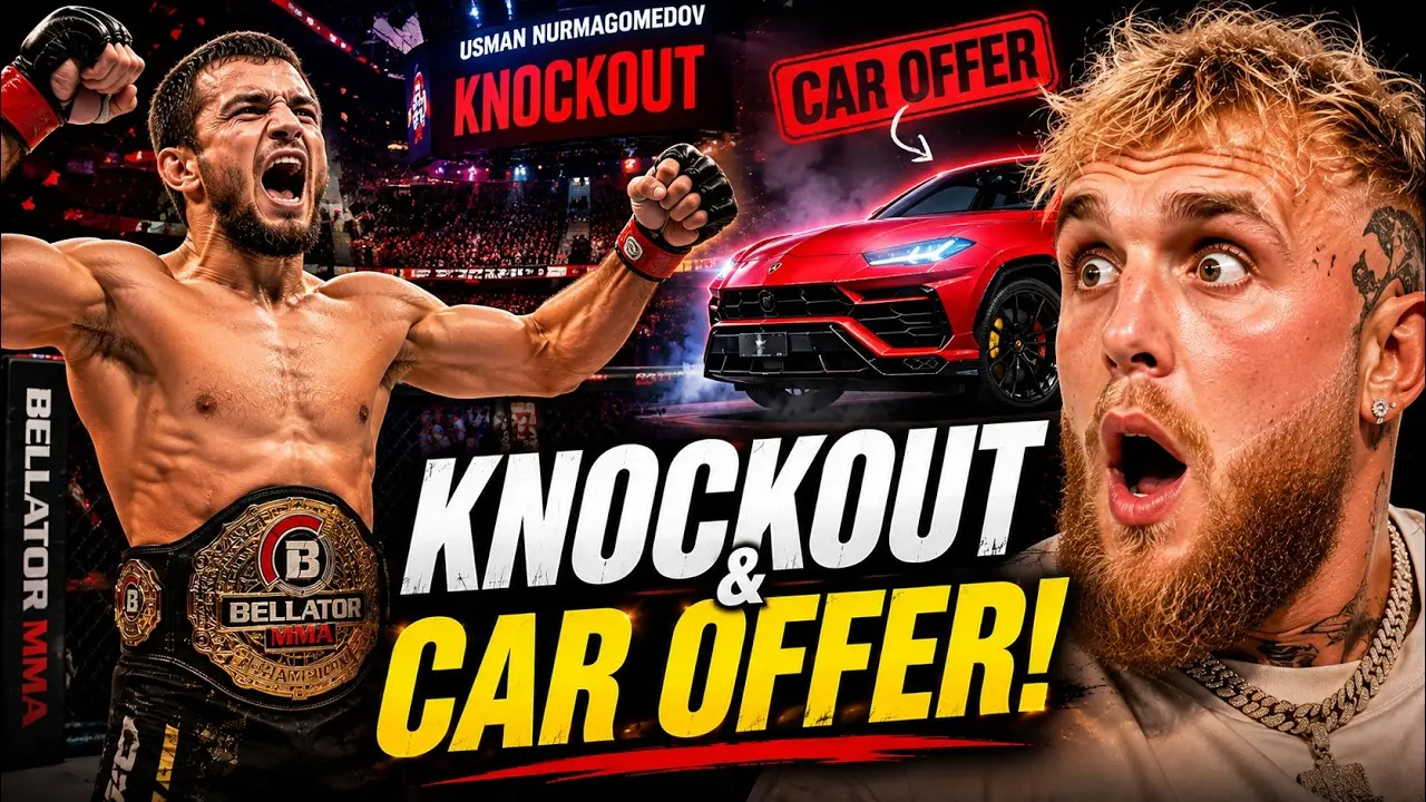 Epický knockout Usmana Nirmagomedova: Šokující nabídka auta od Jakea Paula!