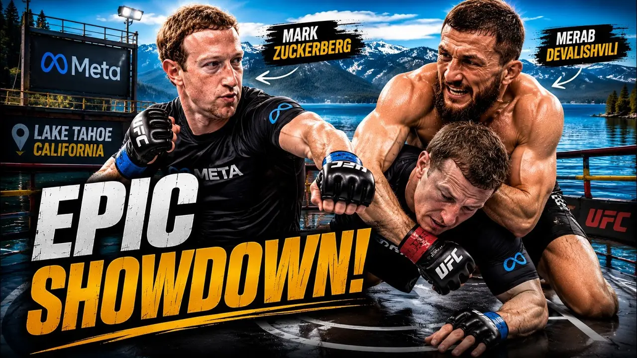 Zuckerberg vs. Devolishvili: Epická MMA show na člunu na jezeře Tahoe