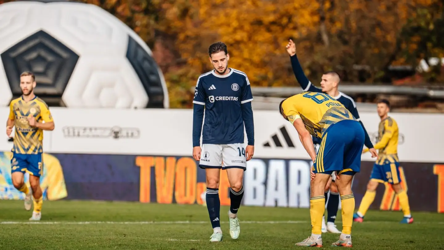 Zlín remizoval se Sigmou 1:1, hosté dohrávali v deseti