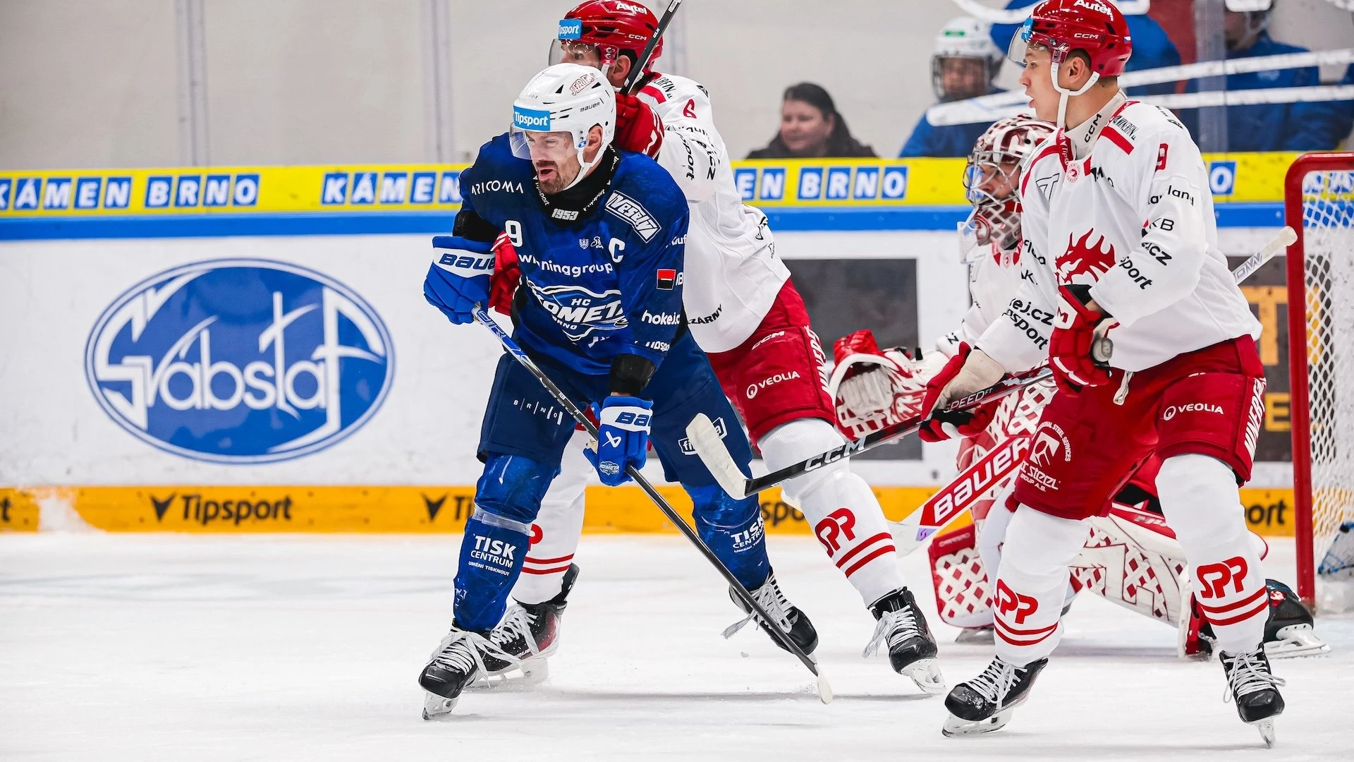 Třinec otočil zápas v Brně a porazil Kometu 4:3 v prodloužení