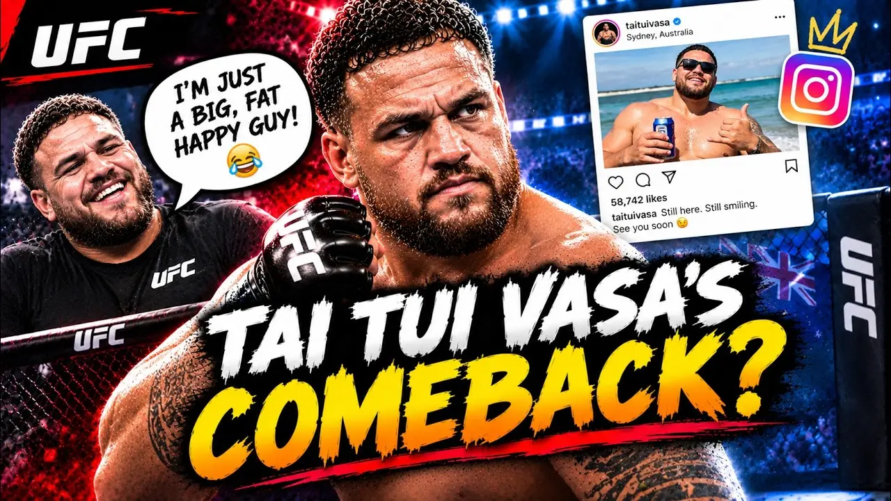 Epický comeback Tai Tui Vasy? Vtipná zpráva hvězdy UFC na Instagramu!